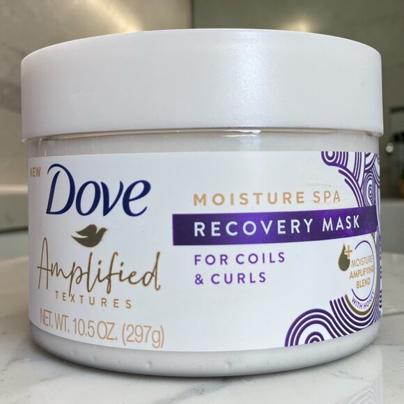 Dove Amplified Textures Moisture Spa Recovery Mask For Coils & Curls 10.5oz-2pk - Picture 2 of 5
